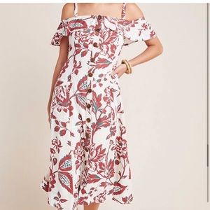 Anthropologie Size 2 Midi Dress